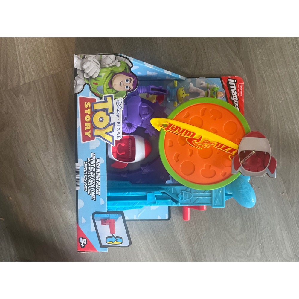 NIB Imaginext Disney Pixar Toy Story Pizza Planet Playset Buzz Lightyear Alien